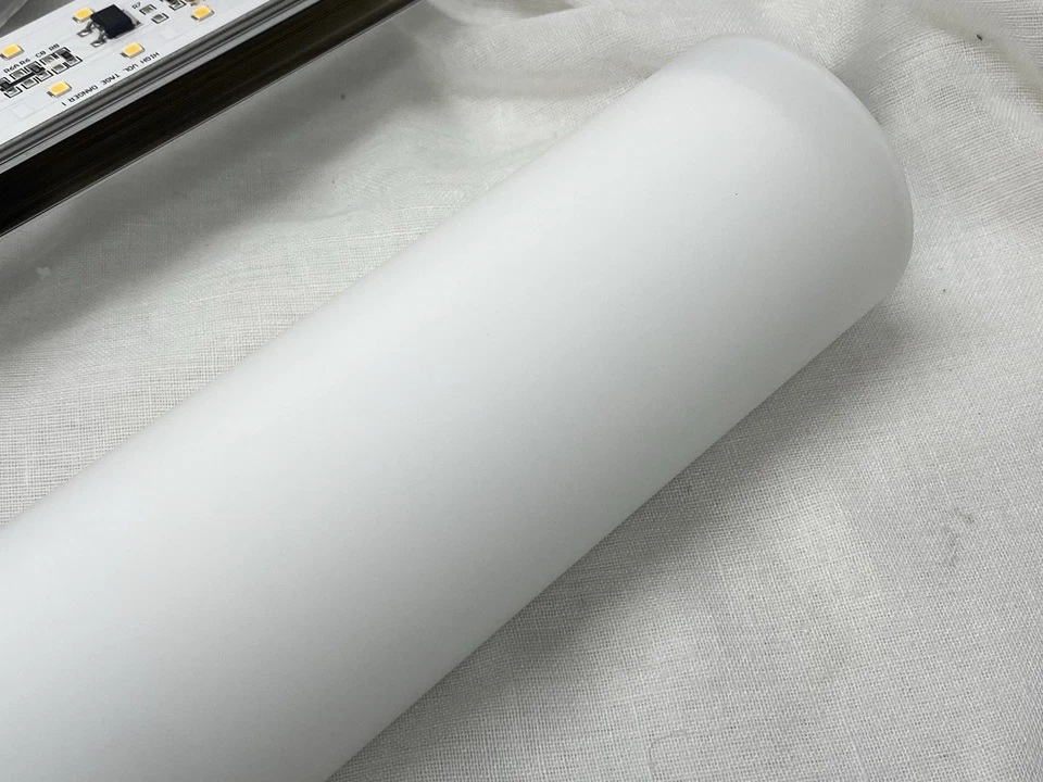 Kovacs Integrated LED Tube 13" Tall Bathroom Sconce Etched Opal Shade P5040-077 - Image 4 of 4