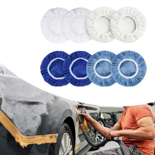 8pcs Car Polishing Pad Bonnet Set Microfiber Cotton Wool Coral Fleece Buffing