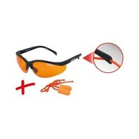 Schutzbrille-Orange, Mit OhrstöPsel KS Tools 310.0161