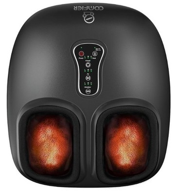 Fußmassagegerät mit Wärme Vibration und Luftkompression Shiatsu Fussmassagegerät