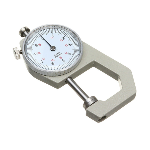 Round Dial Thickness Gauge Range 20mm Accuracy 0.1mm Metal Paper Leather Craft T - Picture 8 of 12