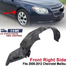 Front Passenger Side Fender Liner For Chevrolet Malibu 2008-2012