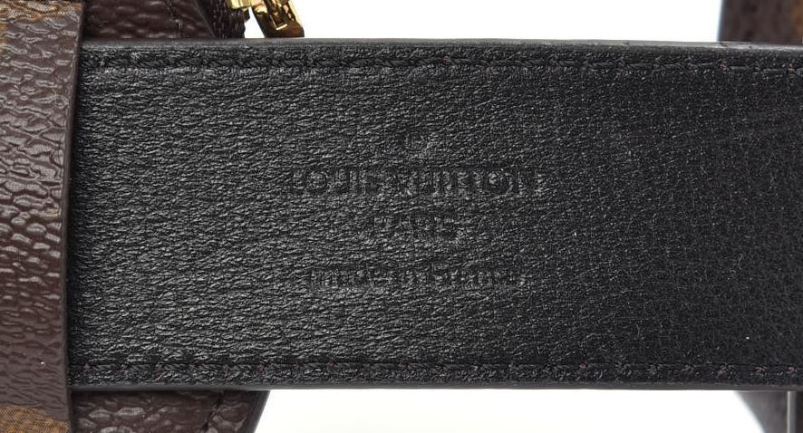 100% AUTHENTIC LOUIS VUITTON DAILY MULTI POCKET BELT SIZE 28, YEAR 2019