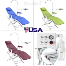 Dental Turbine Unit 4Hole with Weak Suction Air Compressor /Dental Folding Chair
