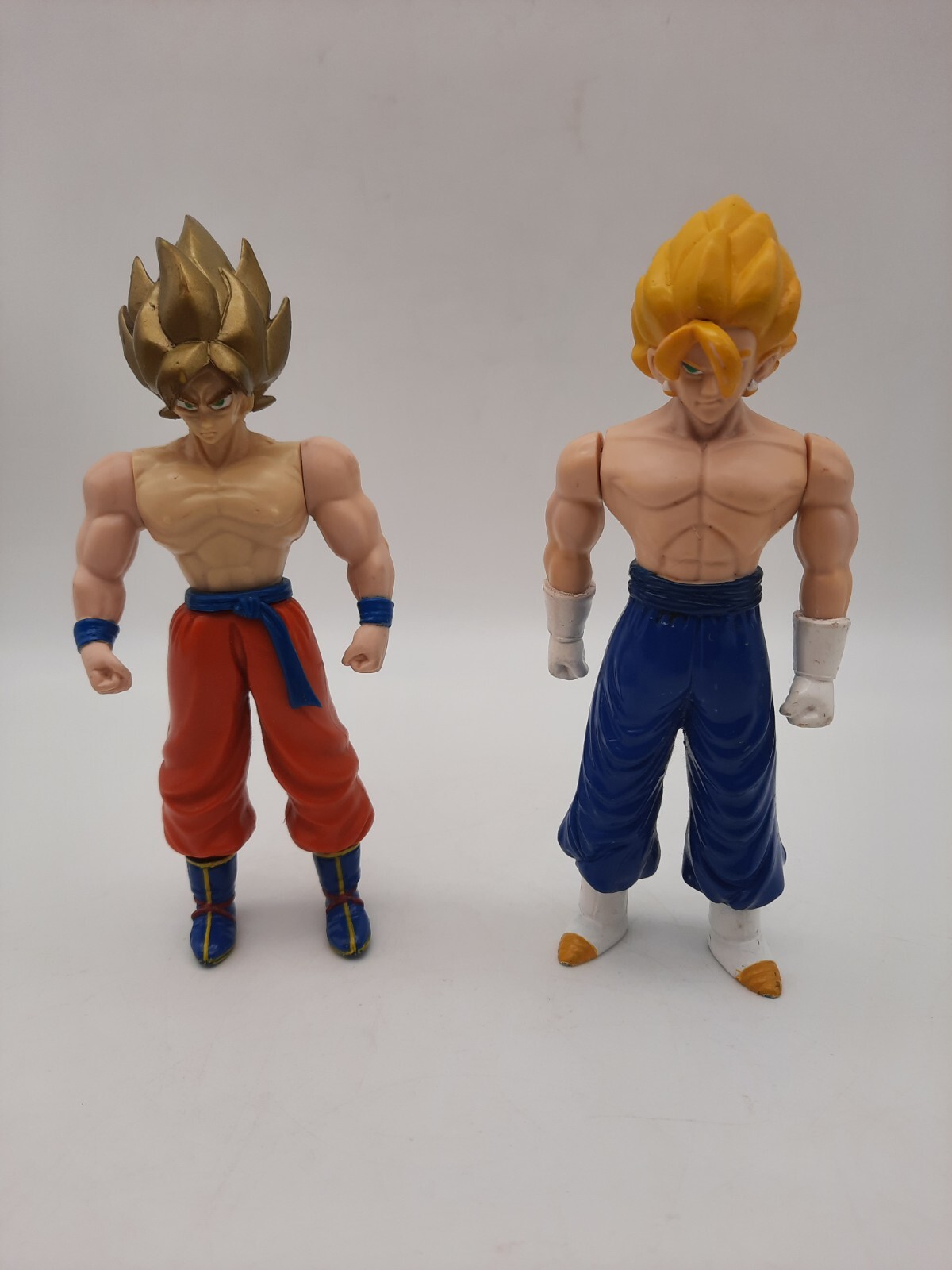 2 Dragon Ball Z 1996 Figure Yellow & Gold Hair DBZ Gohan