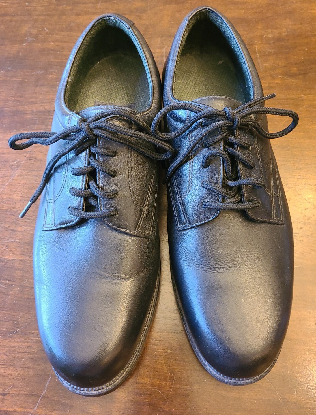 DOCKERS MENS OXFORD LACE UP SHOES BLACK 