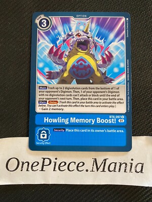Digimon Card Game Howling Memory Boost! BT6-097 U