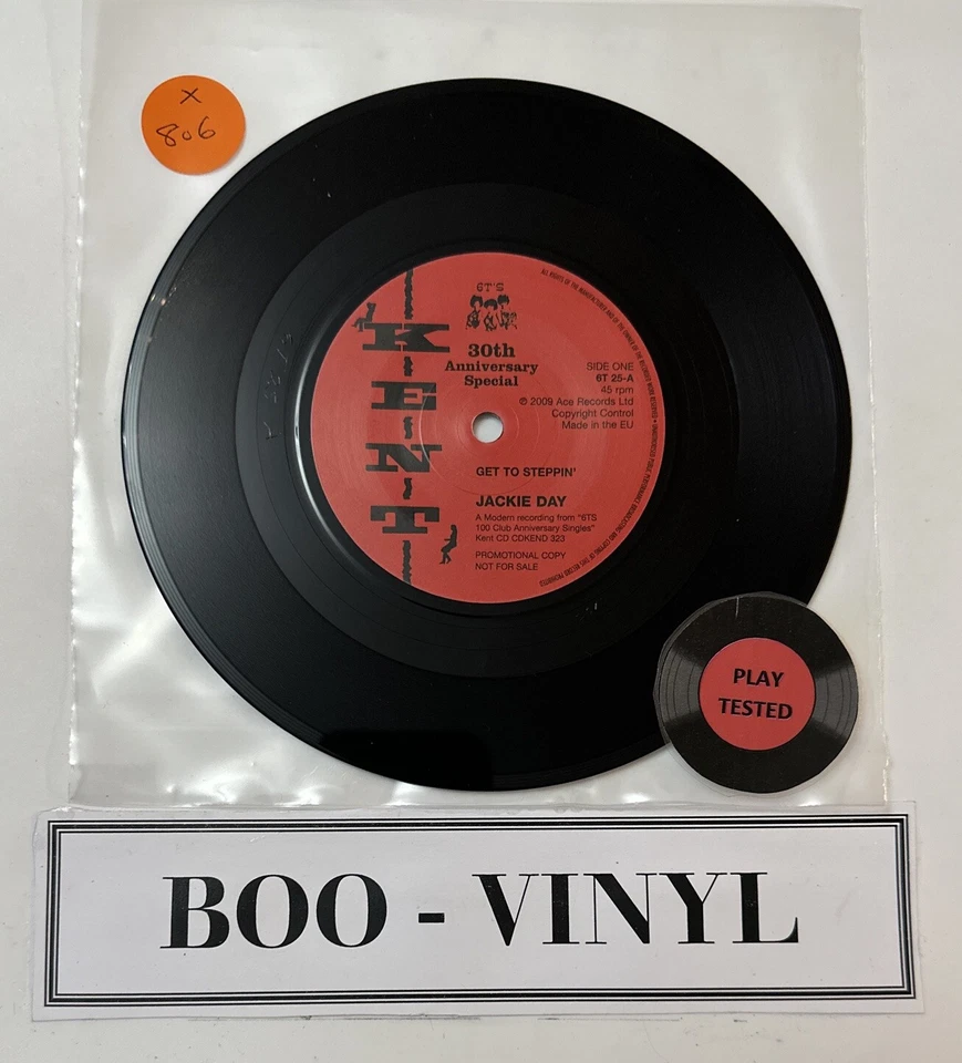 Jackie Day - Get To Steppin' Rare 30th Anniversary Special 7” Northern Soul EX - Bild 2 von 4