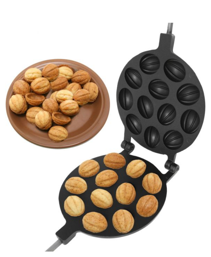 Nuts Oreshki Oreshnitsa Electric Mold Maker Dish Cookie Form Baker 12