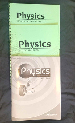 A beka Academy Home School Book Lot - Physics