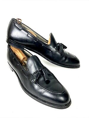 ALDEN 660 Men's Black Leather Tassel Loafer Slip On Shoes 13 4/B Made in  USA | eBay