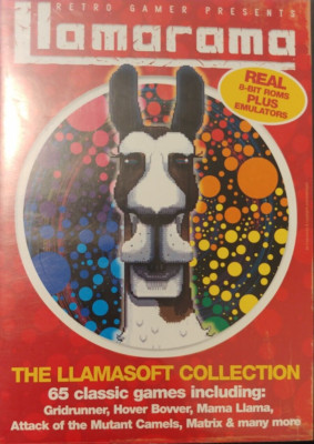 Retro Gamer Llamarama 65 classic games Commodore 64 for PC emulator CD Rom