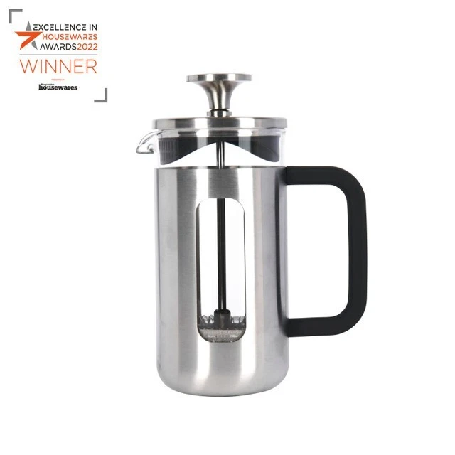 La Cafetiere Pisa 3 Cup Cafetiere Brushed Chrome