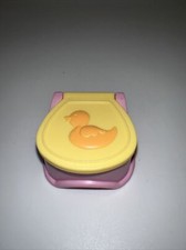 Fisher Price Loving Family Doll House Toilet Potty With Duck