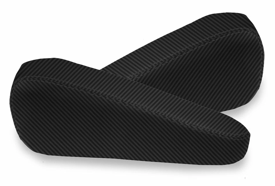 Cubierta de reposabrazos de asiento de fibra de carbono negra para Chevrolet Astro 1995-2005 Foto 2 de 4