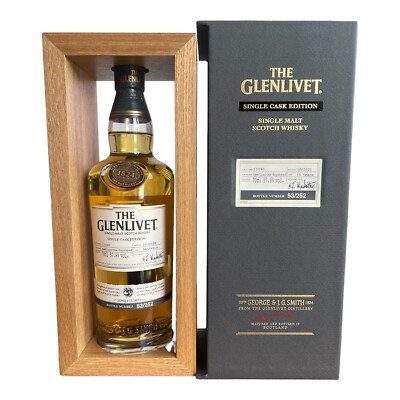 The Glenlivet 18 Jahre Single Cask Whisky - streng limitiert - 57,8% Vol./0,7L