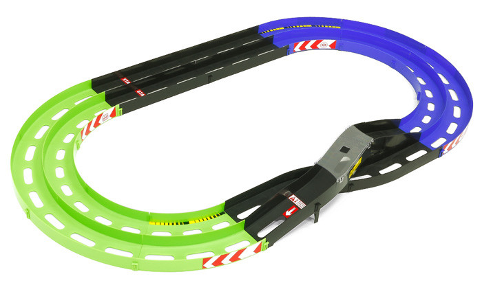 Tamiya 69569 Mini 4WD Oval Home Circuit With Lane Change (Light