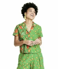 Women's Leopard Print Shorts Tabitha Brown Target Bright Green Orange XXS New