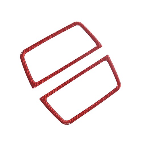 Red Carbon Kit Center Dashboard Air Outlet Frame Trim For KIA Soul 2009-2013 - Picture 4 of 14