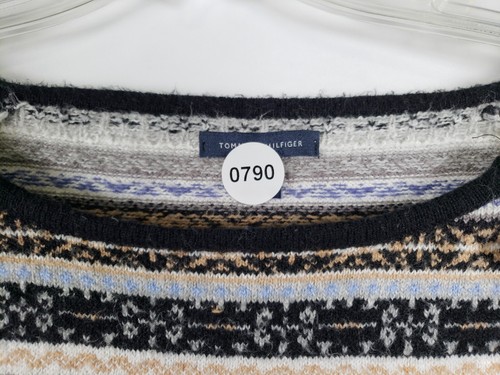 Suéter para mujer Tommy Hilfiger manga larga a rayas talla grande cremallera - Imagen 12 de 12