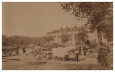 France, Savoie, Charrettes à buffles, Vintage print, ca.1880 Tirage vintage ti