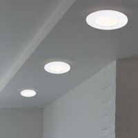 Einbauleuchte Deckenlampe Einbaustrahler IP23 Weiß Rund Led Deckenspot 3Er Set