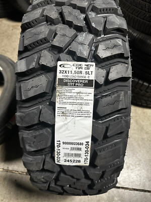 4 New LT 32 11.50 15 LRC 6 Ply Cooper Discoverer STT Pro Mud Tires