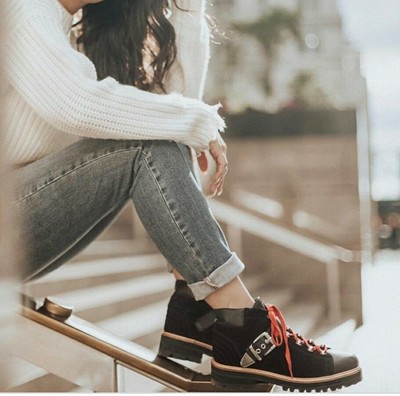 marc fisher boots red laces