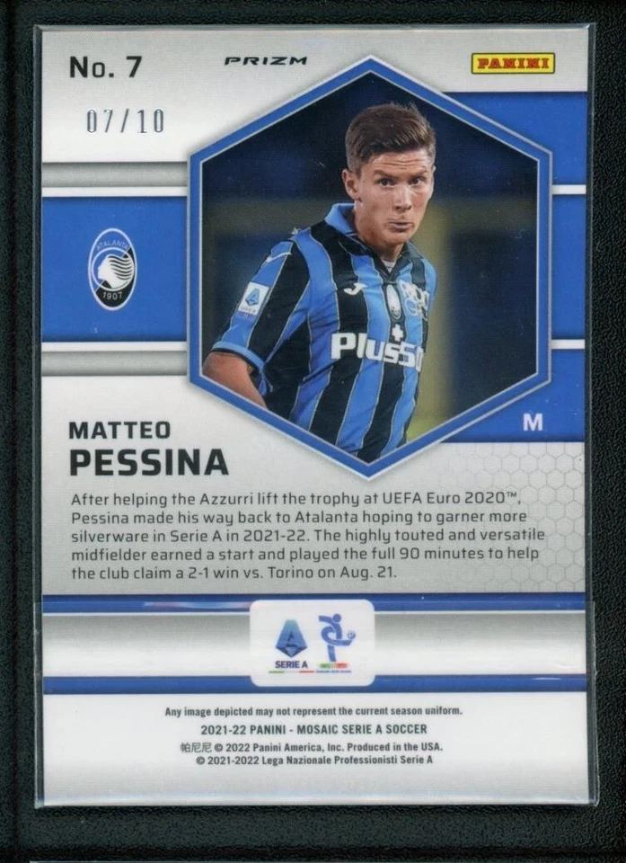 2021-22 MATTEO PESSINA 07/10 PANINI MOSAIC SERIE A GOLD - Image 2 of 2