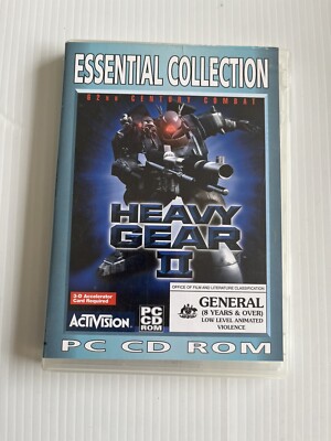 HEAVY GEAR Sur PC - Édition Big Box - Activision 1997 - Complet Sous Blister - FR
