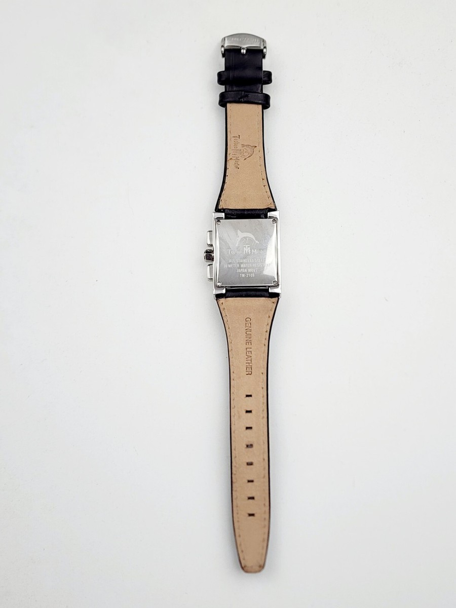 Montre Chronographe Techno Master - Acier Inoxydable Avec Diamants - Neuve Avec étiquettes