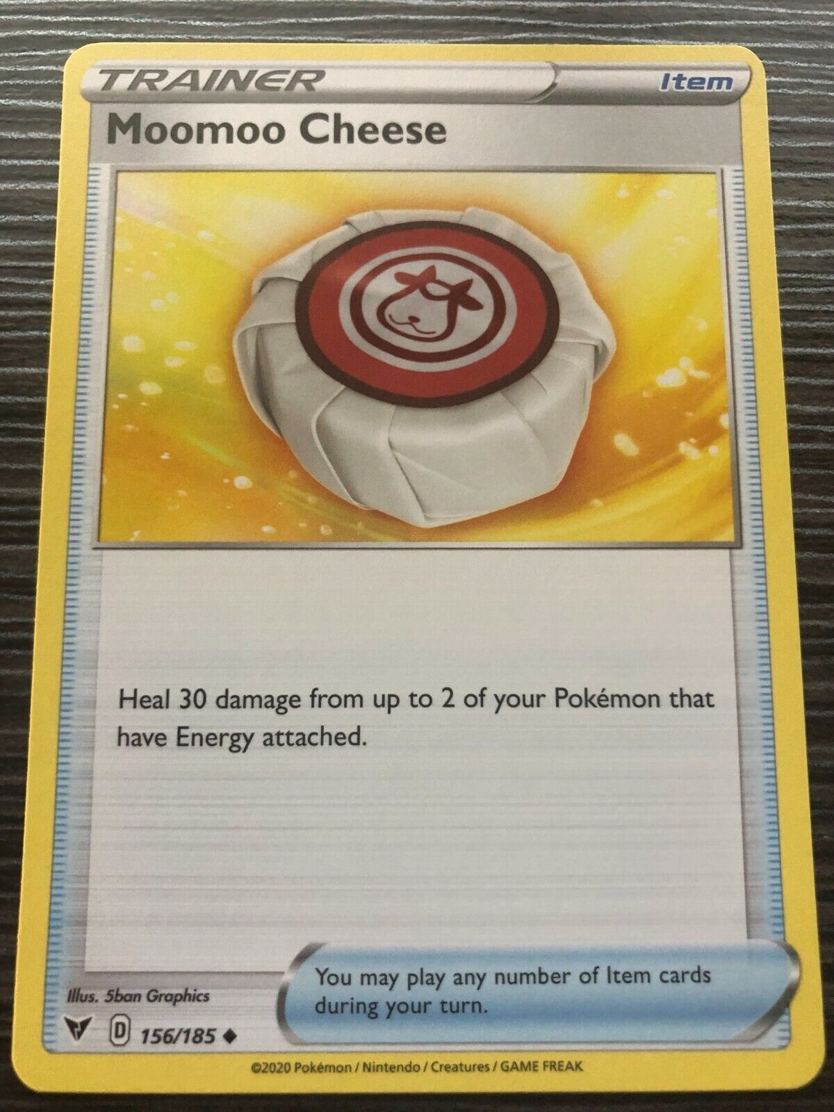 Pokemon : SWSH VIVID VOLTAGE MOOMOO CHEESE 156/185 UNCOMMON