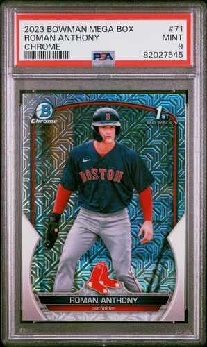 2023 Bowman Mega Box Chrome #71 Roman Anthony PSA 9