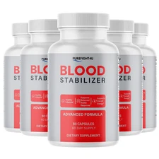 Blood Stabilizer for Healthy Blood Sugar Levels (300 Capsules) 5 Bottles