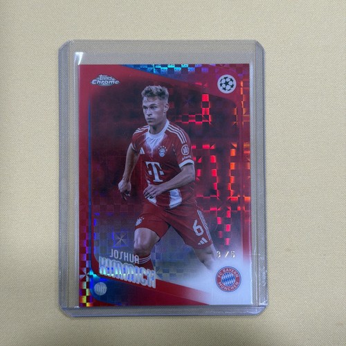 2025-26 Topps Chrome UEFA UCC  Joshua Kimmich #55 RED X-FRACTOR /5-FC Bayern