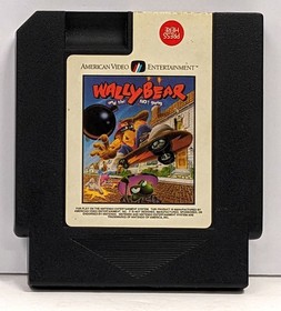 Nintendo NES Wally Bear and the NO! Gang GENUINE OEM CASE ONLY - NO GAME BOARD