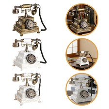 Vintage Telephone Novelty Corded Retro Phone for Bar Hotel Home Decoration