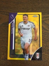 2025-26 Topps Chrome Premier League Rodrigo Muniz Fulham Brazil Yellow 55/275