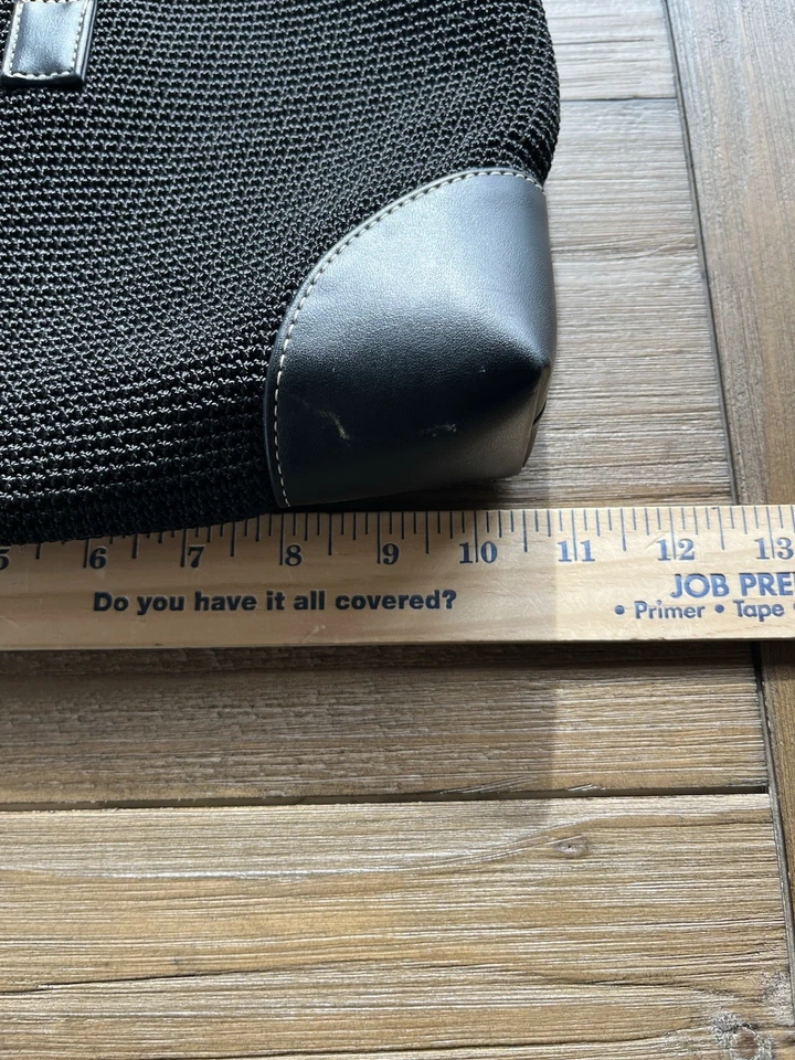 The Sak Shoulder Handbag Black With Pockets Purse Y2K 90's - Image 4 of 4