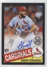 2020 Topps 1985 Topps Baseball Black 74/198 Junior Fernandez #85A-JFE Auto 1u4