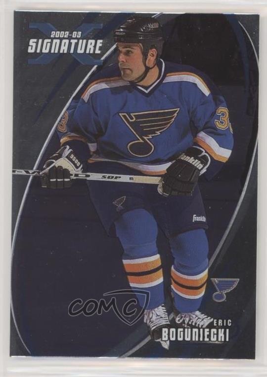 2002-03 ITG Be A Player Signature Series Eric Boguniecki #150 0a4