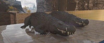 Ark Survival Ascended pve (NEU) 1437 MELEE BLACK DEINOSUCHUS PAAR XBOX/PC/PS5