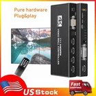 4K 2x2 HDMI DVI TV Wall Controller Processor 1x2/1x3/1x4 Multi-Screen Splicer US