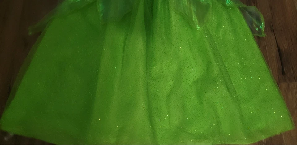 Vestido Disfraz Disney Campanilla Halloween Talla 5/6 Foto 4 de 4