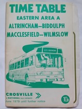 Crosville Buses Bus Timetable Booklet Easterm Area A June 1979 With Update Sheet