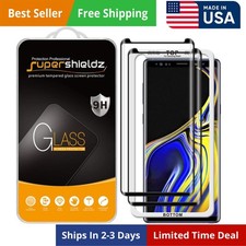 2 Pack Designed for Samsung Galaxy Note 9 Tempered Glass Screen Protector with