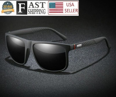 Square Polarized Sunglasses For Men Driving Sun Glasses Male New Styl