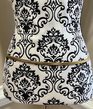 70s Gold Tone Mesh Slinky Statement Chain Belt Disco Old Money