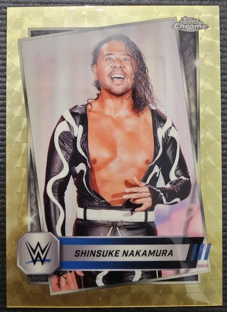 SHINSUKE NAKAMURA 2025 Topps Chrome WWE 1/1 Superfractor Rare Smack Down