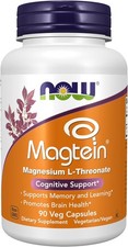 Magtein Magnesium L Threonate Cognitive Support NOW Supports Memory  Learning